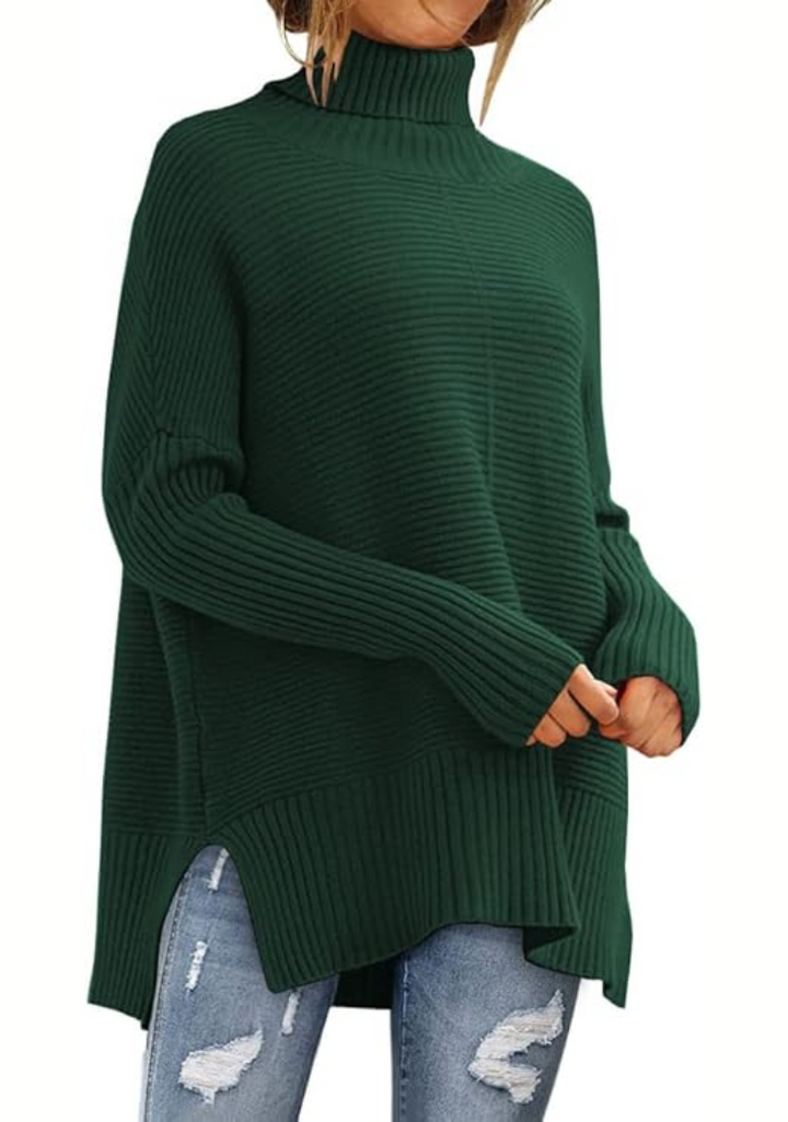 Elisa | Warm Sweater with High Collar