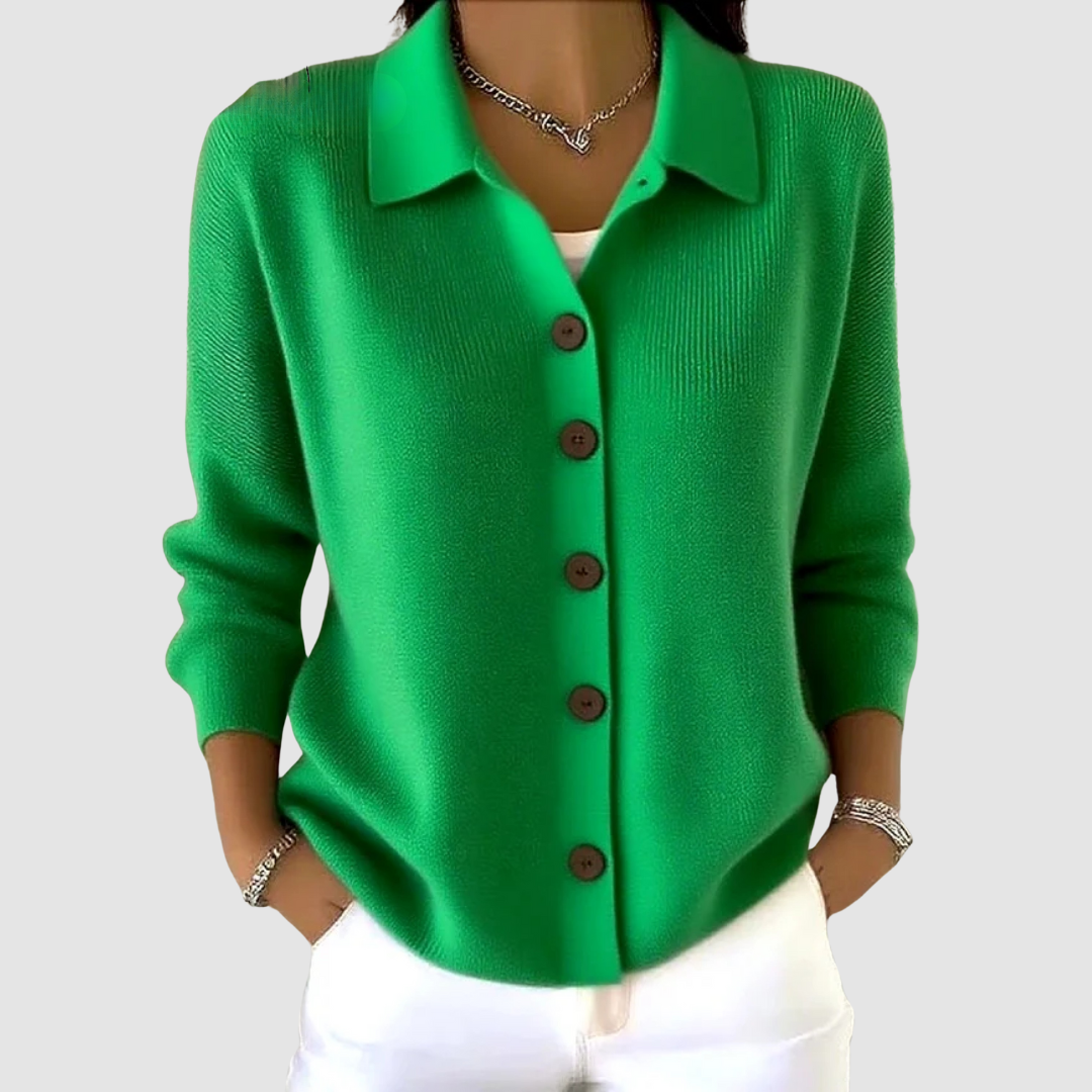 Joanna | Knitted Cardigan with Buttons