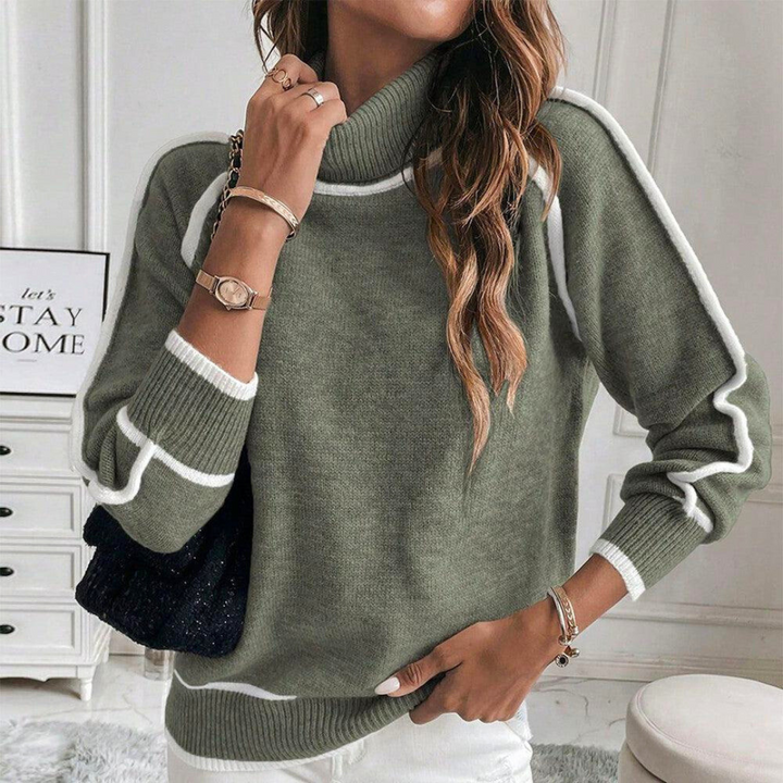 Kaylee | Elegant Sweater with High Collar