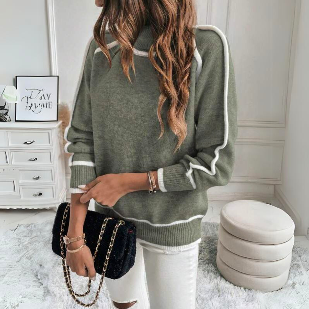 Kaylee | Elegant Sweater with High Collar