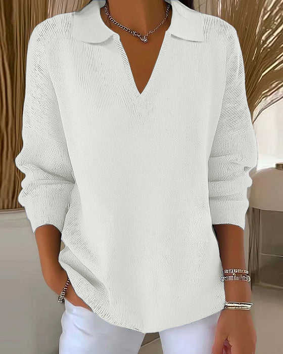 Nadia | Elegant Sweater with Soft Collar
