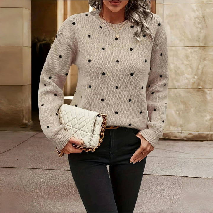 Nina | Dot Knitted Sweater