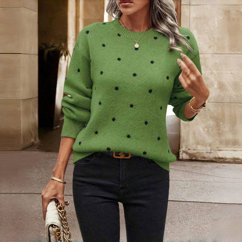 Clara | Sweater with Small Dots