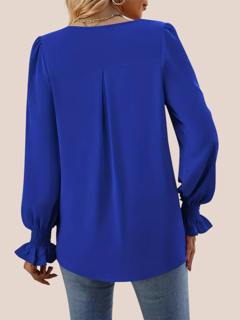 Mira | Elegant Blouse with V-Neck