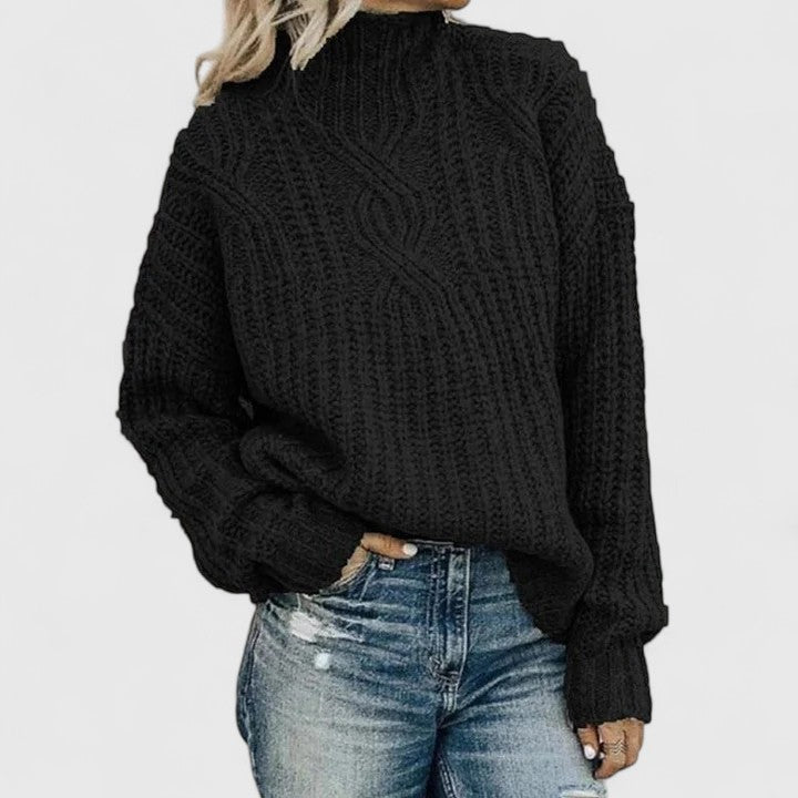 Elisabetta | Warm Sweater with High Collar