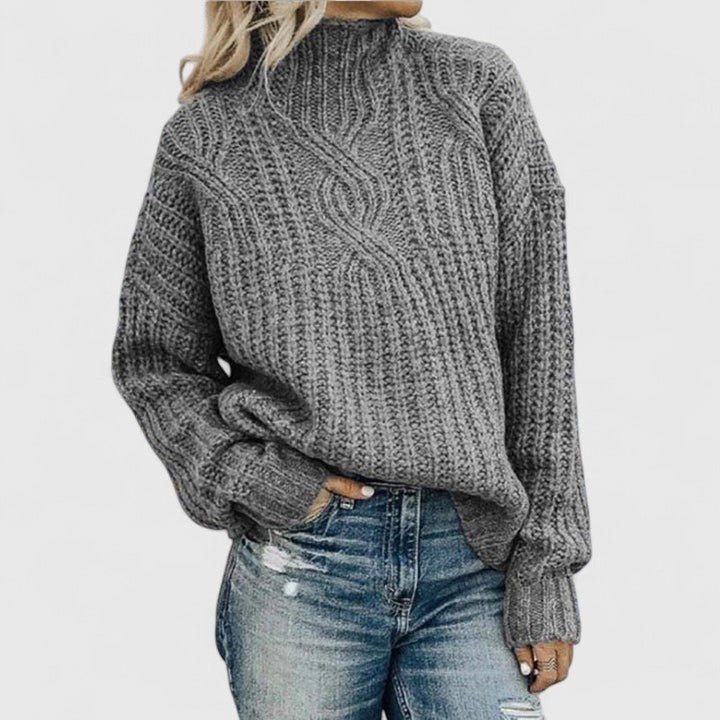 Elisabetta | Warm Sweater with High Collar
