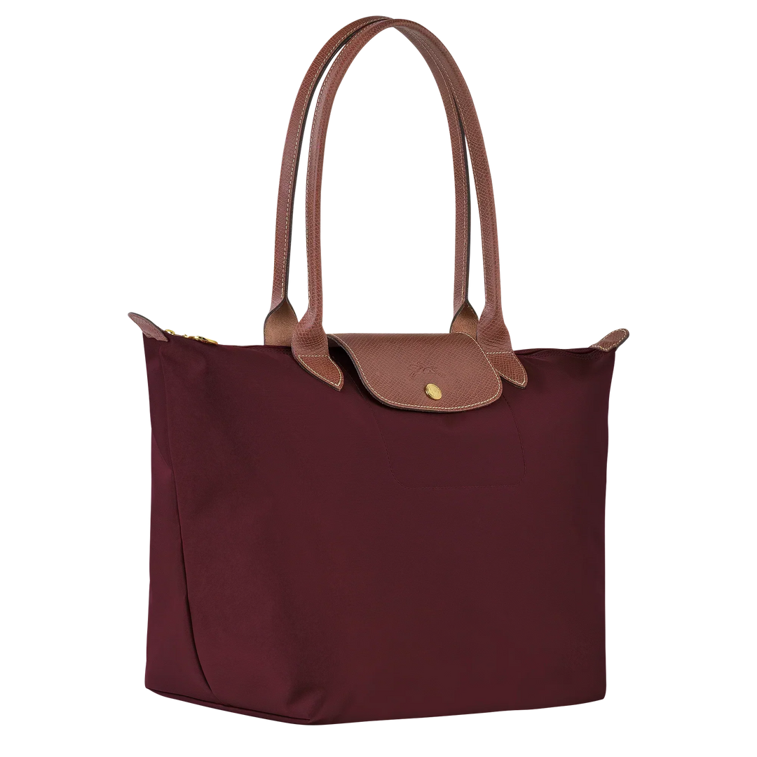 Longchamp - Large Le Pliage Bag, Burgundy
