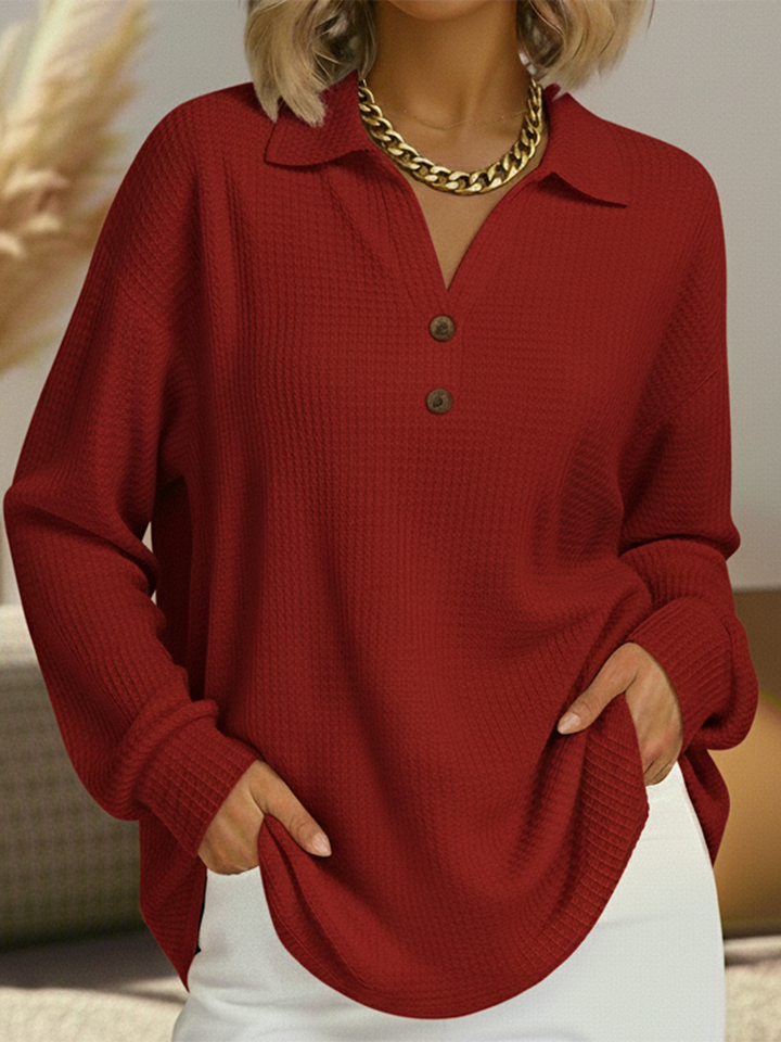 Paola | Soft Sweater with Elegant Collar