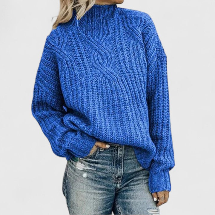 Elisabetta | Warm Sweater with High Collar