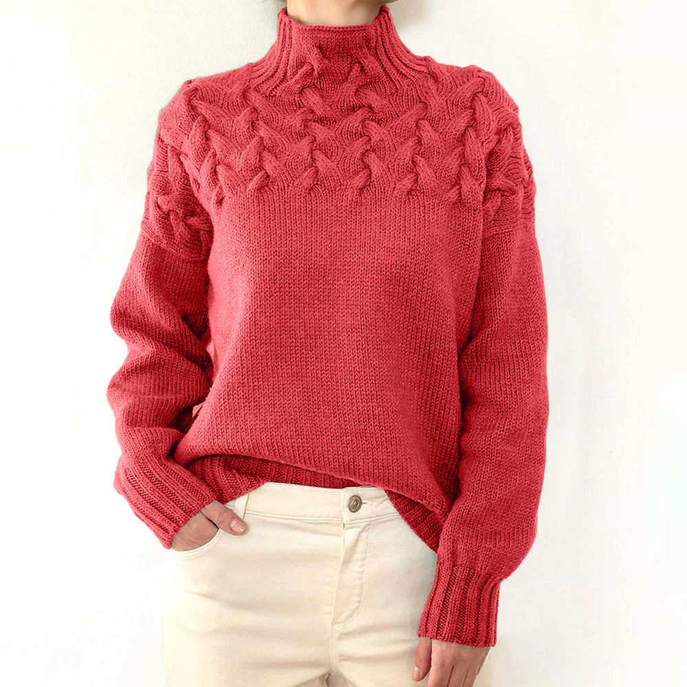 Charlotte | Cozy Turtleneck Knit Sweater