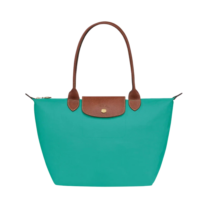 Longchamp - Large Le Pliage Tote, Turquoise