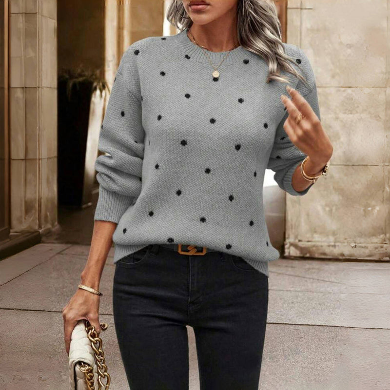 Clara | Sweater with Small Dots