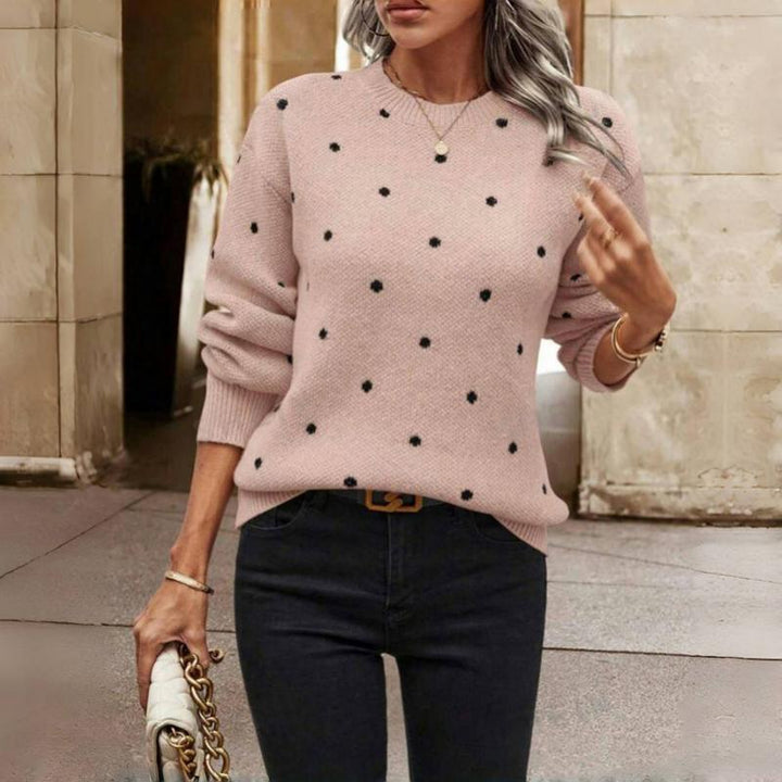 Clara | Sweater with Small Dots