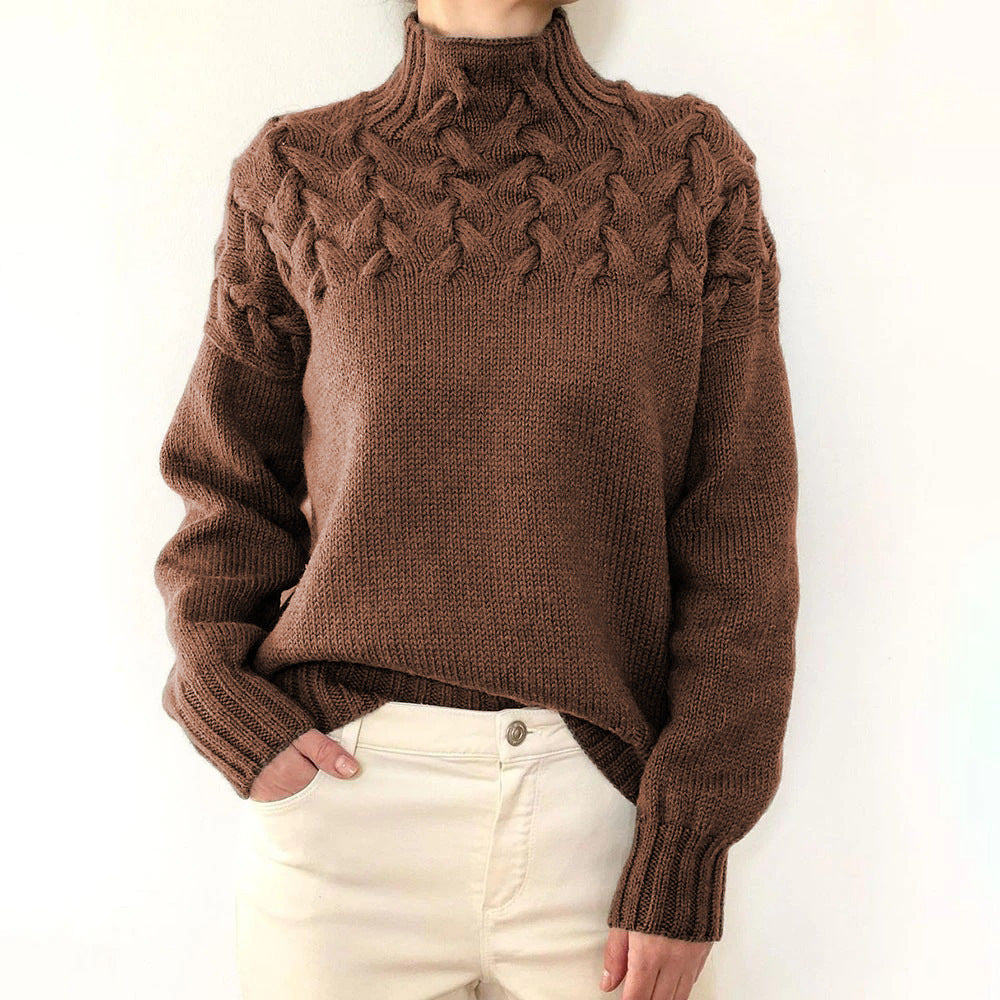Charlotte | Cozy Turtleneck Knit Sweater